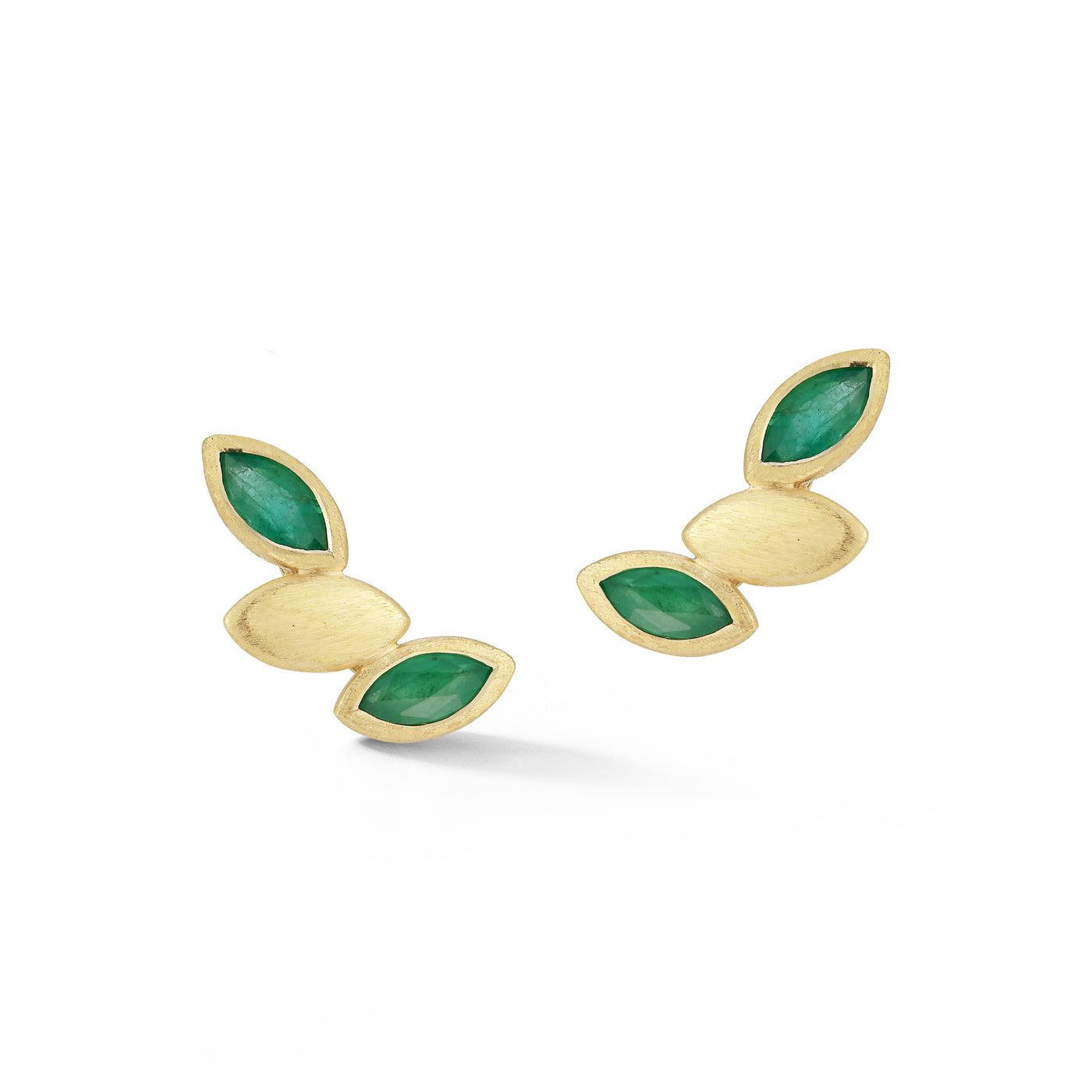 Three Navette Earrings