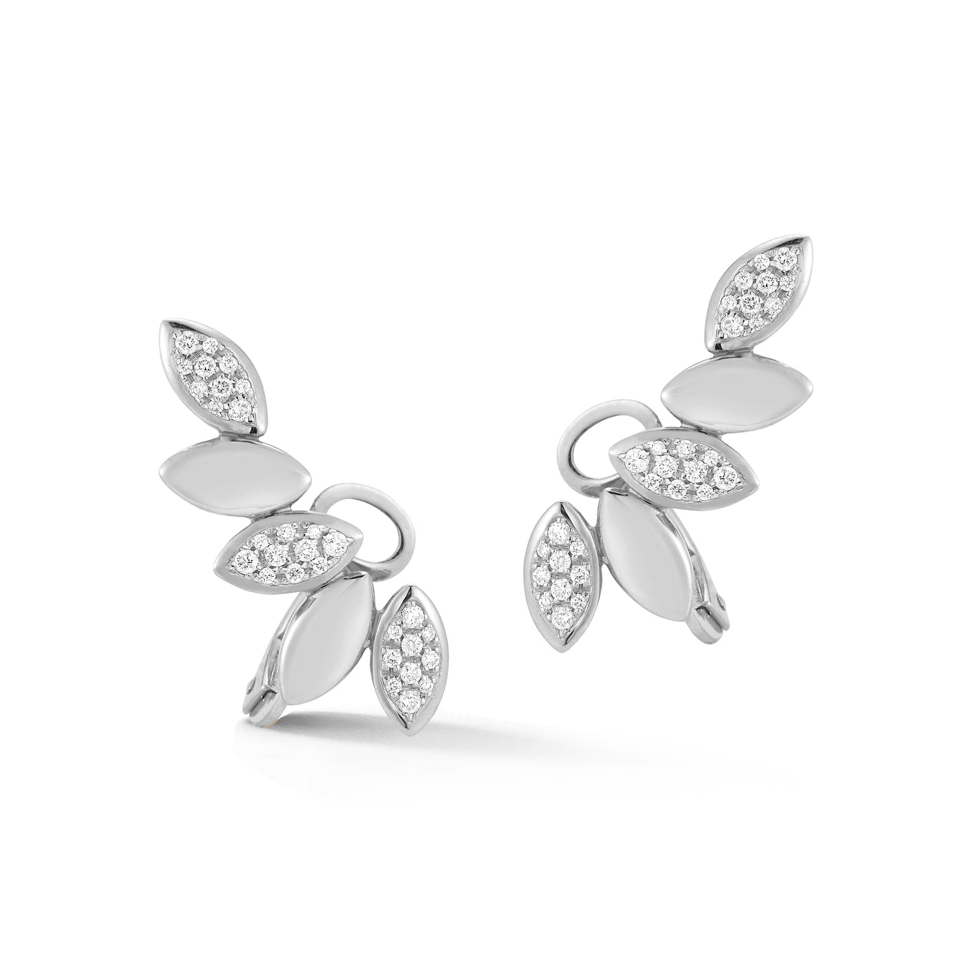 Five Navette Ear Climbers