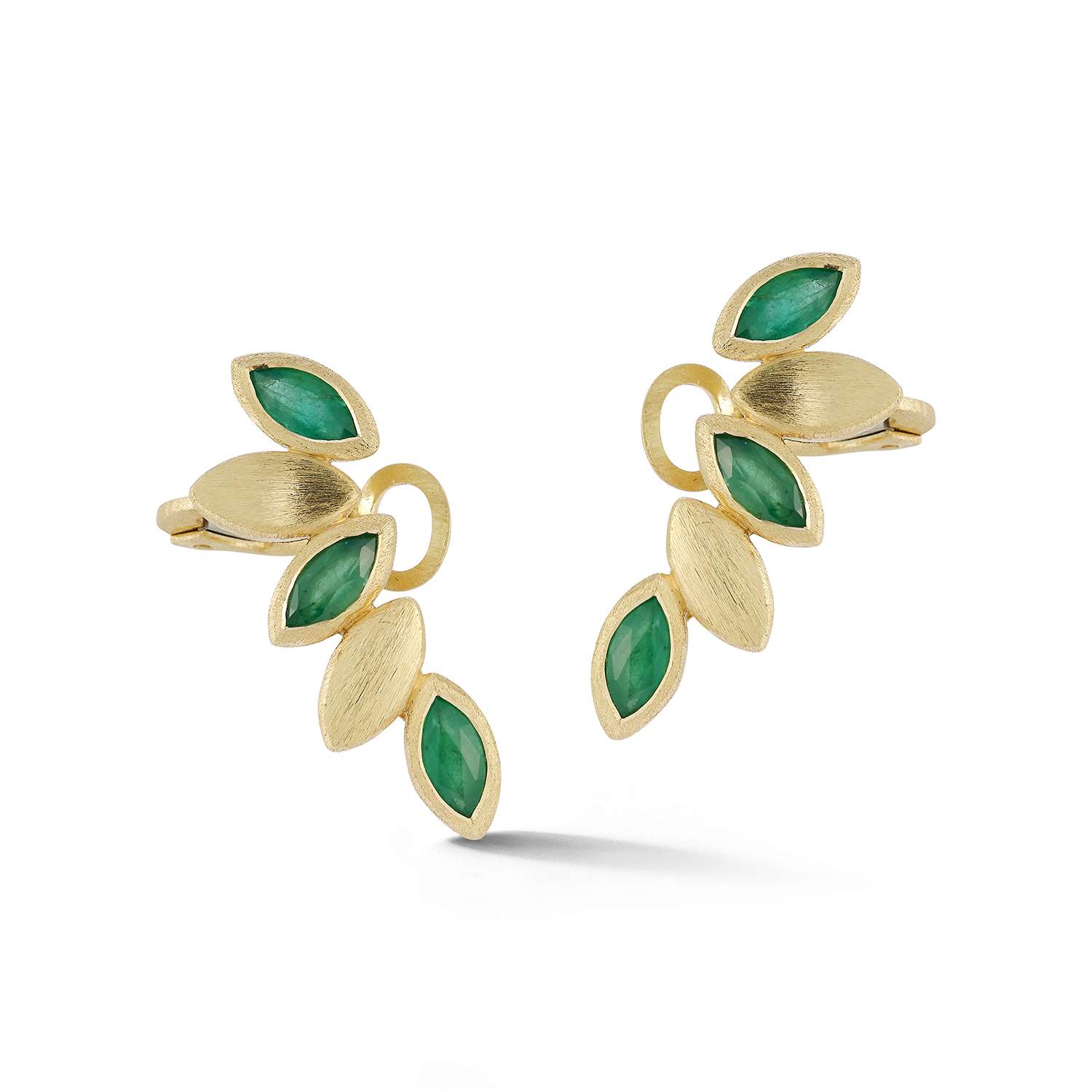 Five Navette Ear Climbers