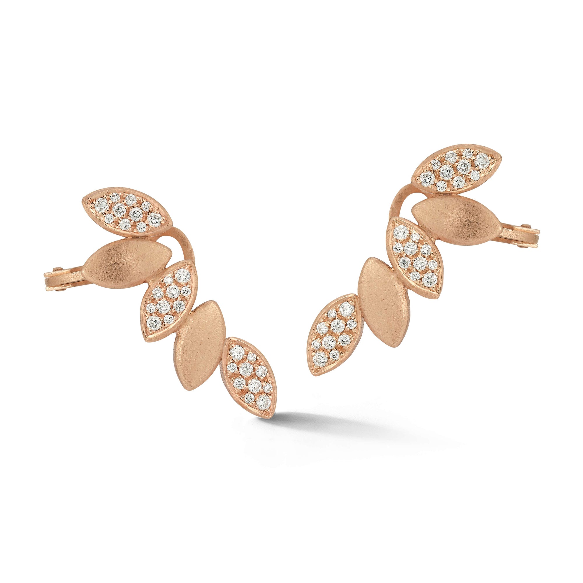 Five Navette Ear Climbers