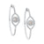 Mini Eye Hoop Earrings