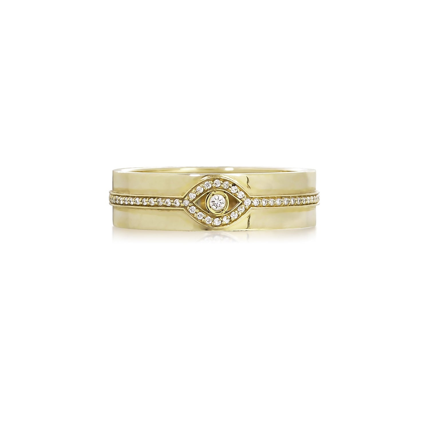 White Diamonds | 18K Yellow Gold