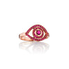Mini Eye Ring - Colored Stones