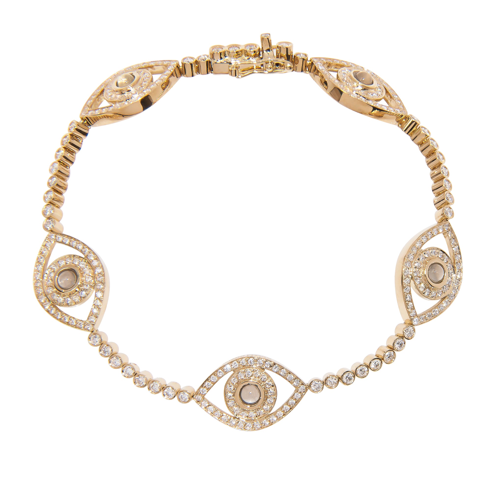 White Diamonds | 18K Yellow Gold