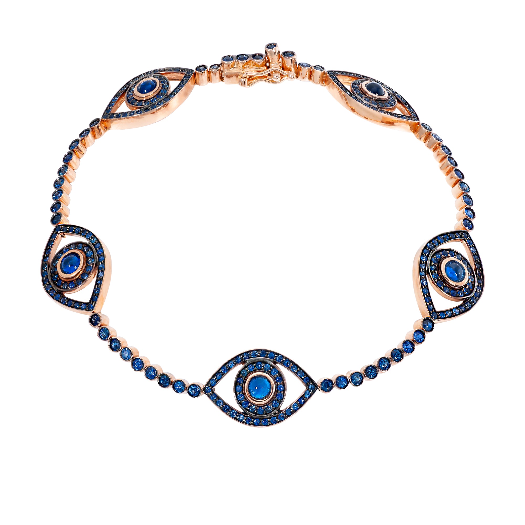 Blue Sapphires | 18K Rose Gold