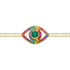 Eye Bracelet on a Double Chain