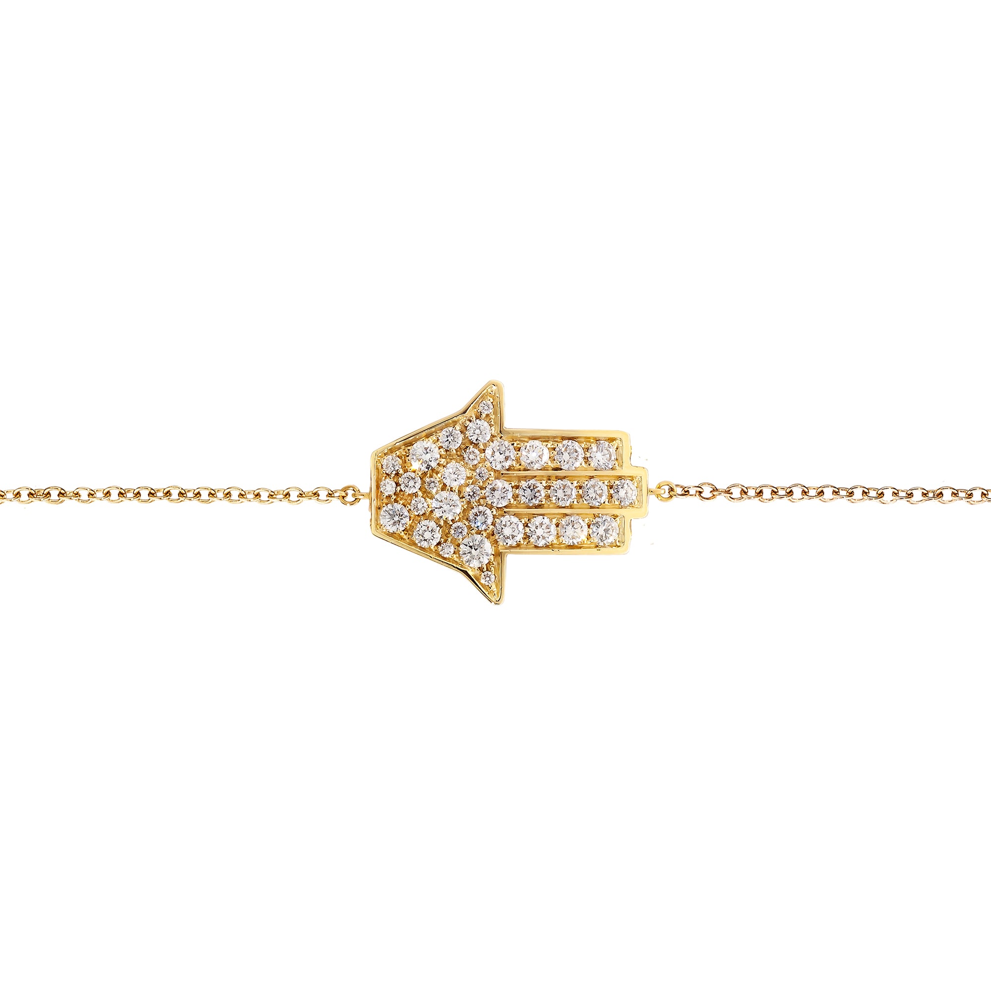 White Diamonds | 18K Yellow Gold