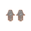 Mini Hamsa Earrings