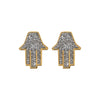 Mini Hamsa Earrings