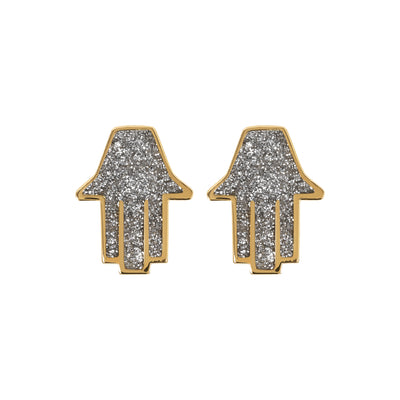 Small Hamsa Stud Earrings