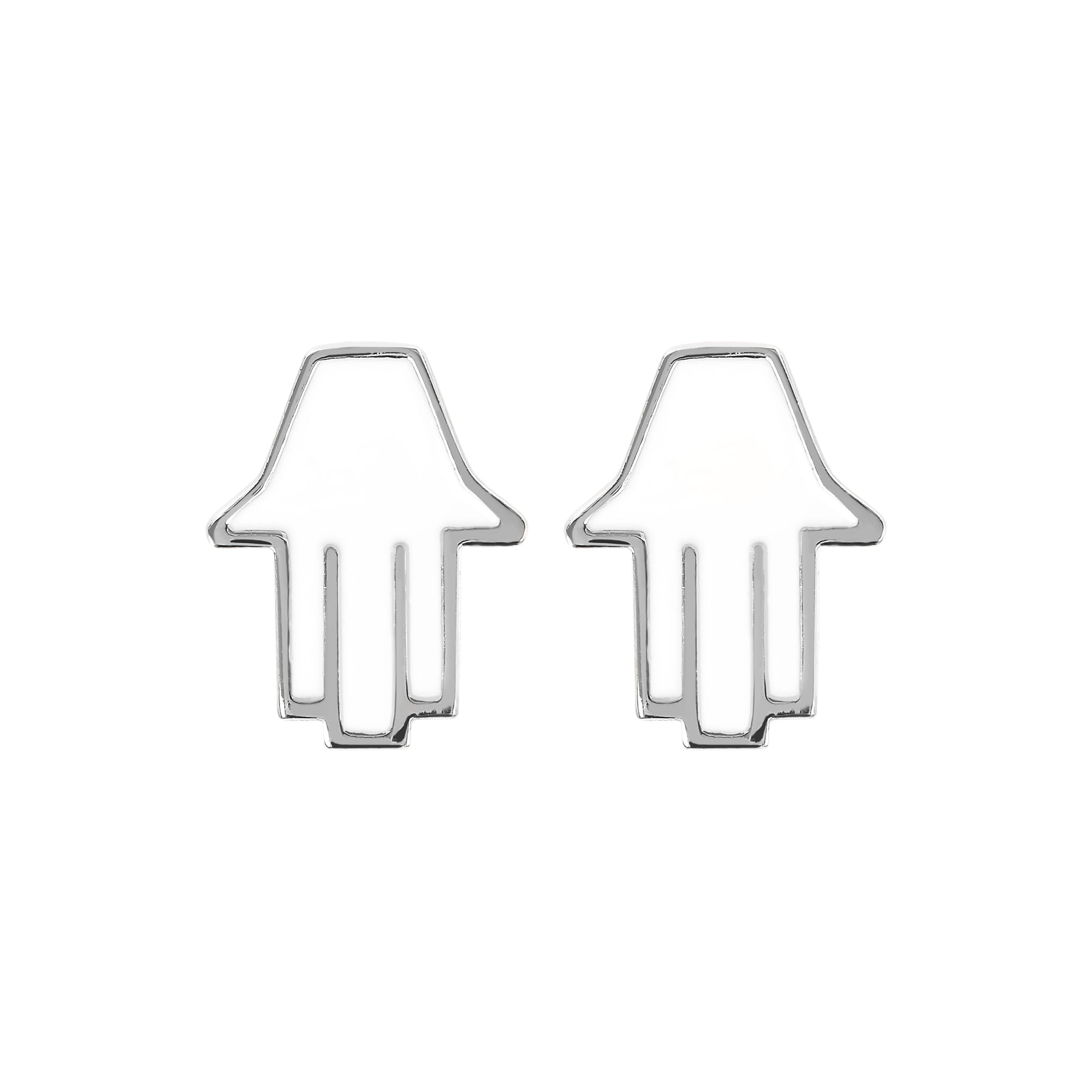 Small Hamsa Stud Earrings