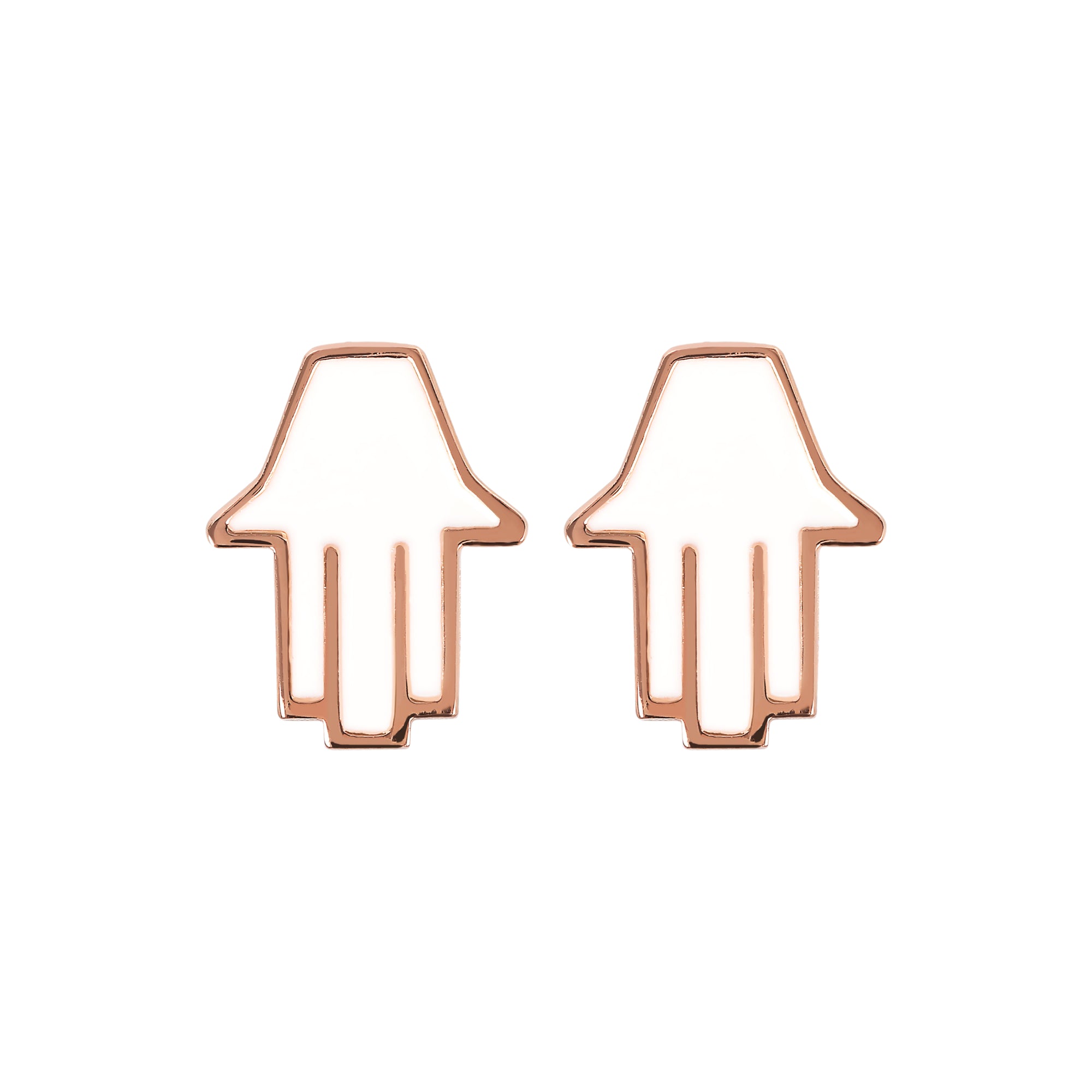 Small Hamsa Stud Earrings