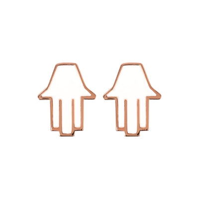 Small Hamsa Stud Earrings