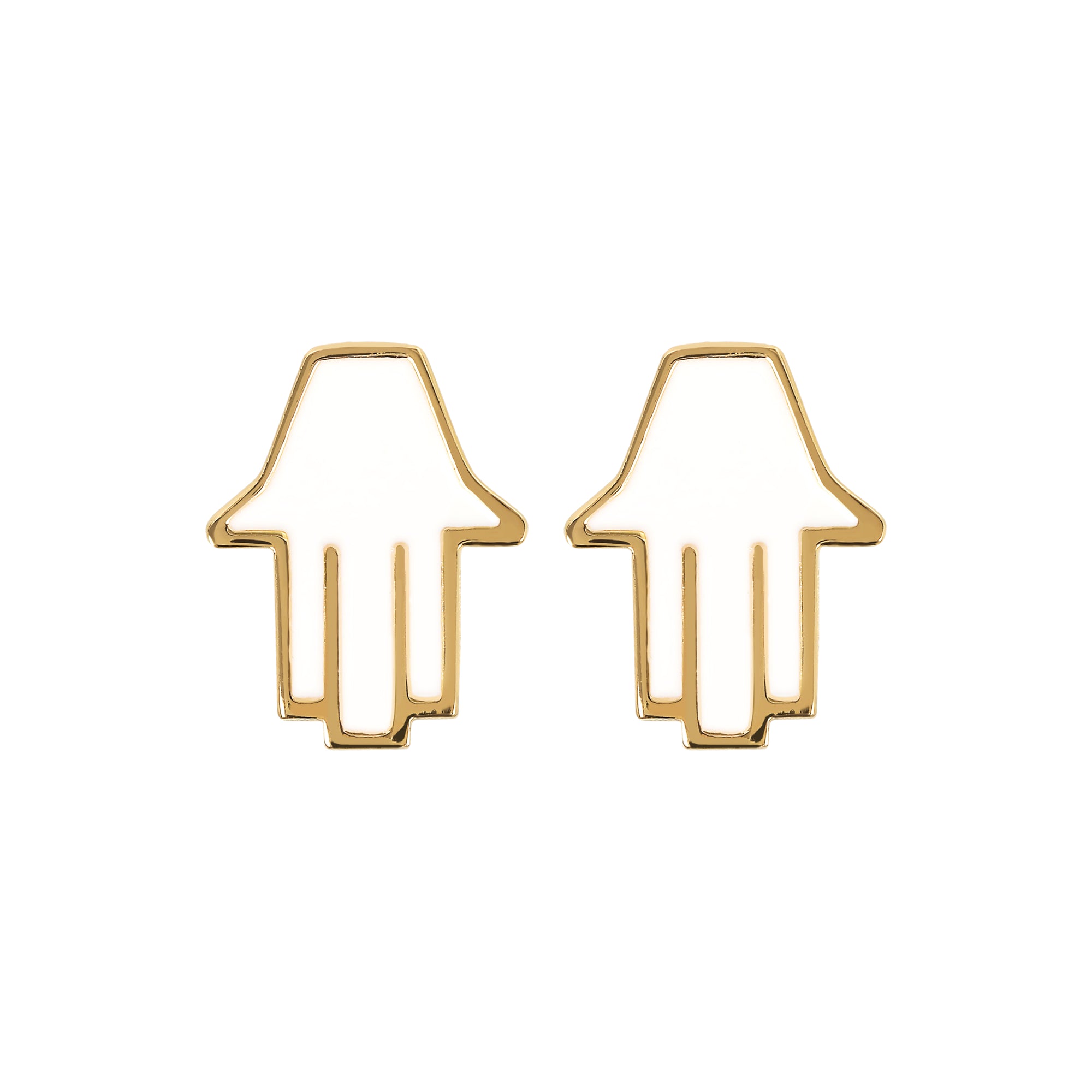 Small Hamsa Stud Earrings