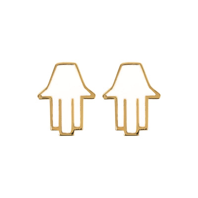 Small Hamsa Stud Earrings