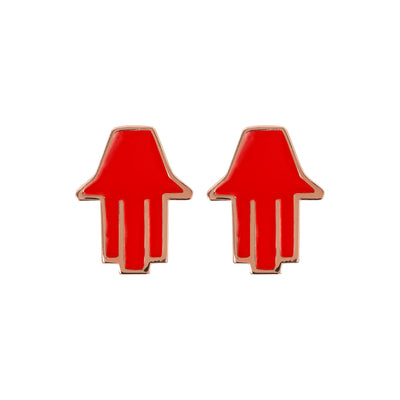 Small Hamsa Stud Earrings