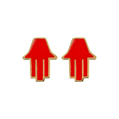 Small Hamsa Stud Earrings