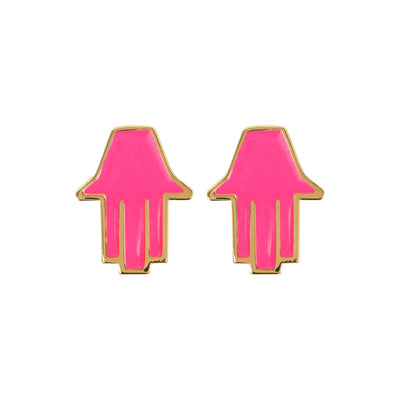 Small Hamsa Stud Earrings