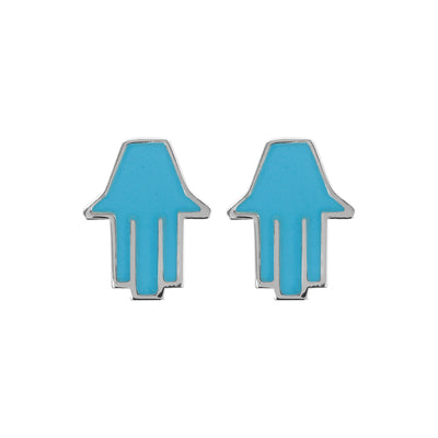 Small Hamsa Stud Earrings