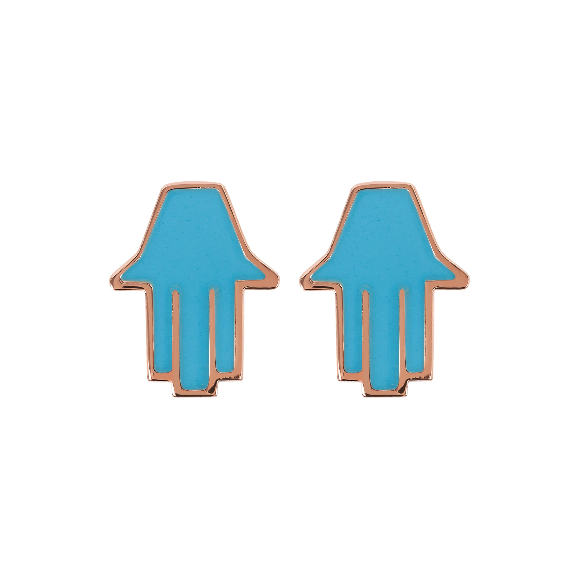 Small Hamsa Stud Earrings