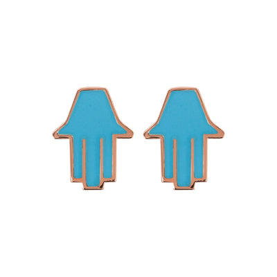 Small Hamsa Stud Earrings