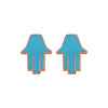 Mini Hamsa Earrings