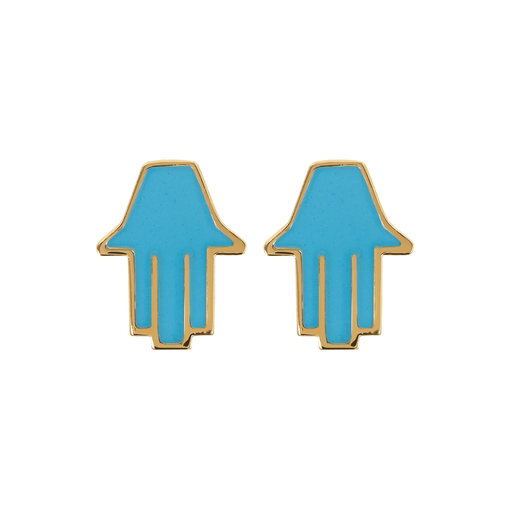 Small Hamsa Stud Earrings