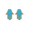 Mini Hamsa Earrings