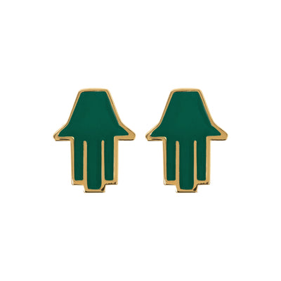 Small Hamsa Stud Earrings