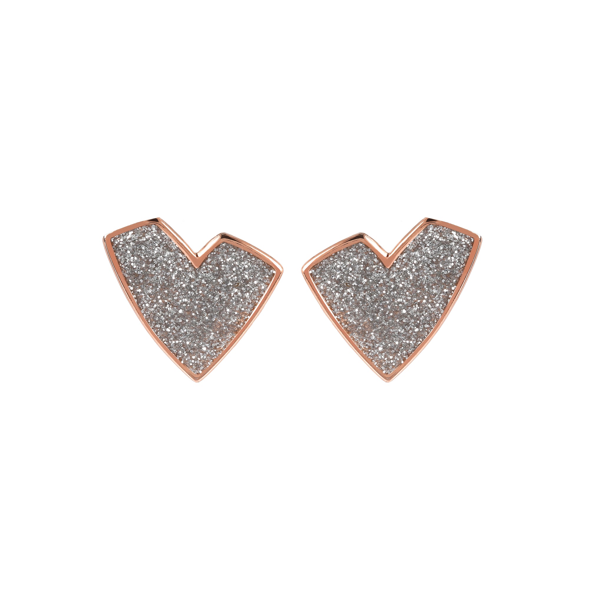 Small Heart Stud Earrings