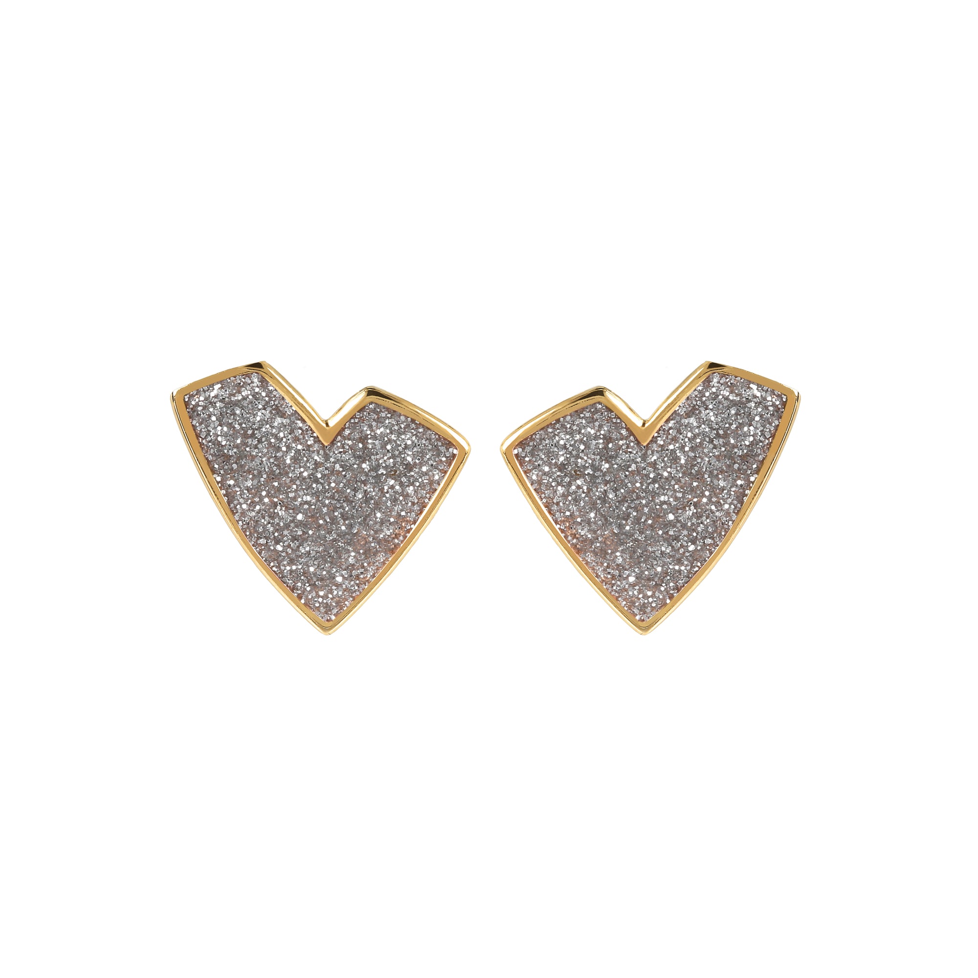 Small Heart Stud Earrings