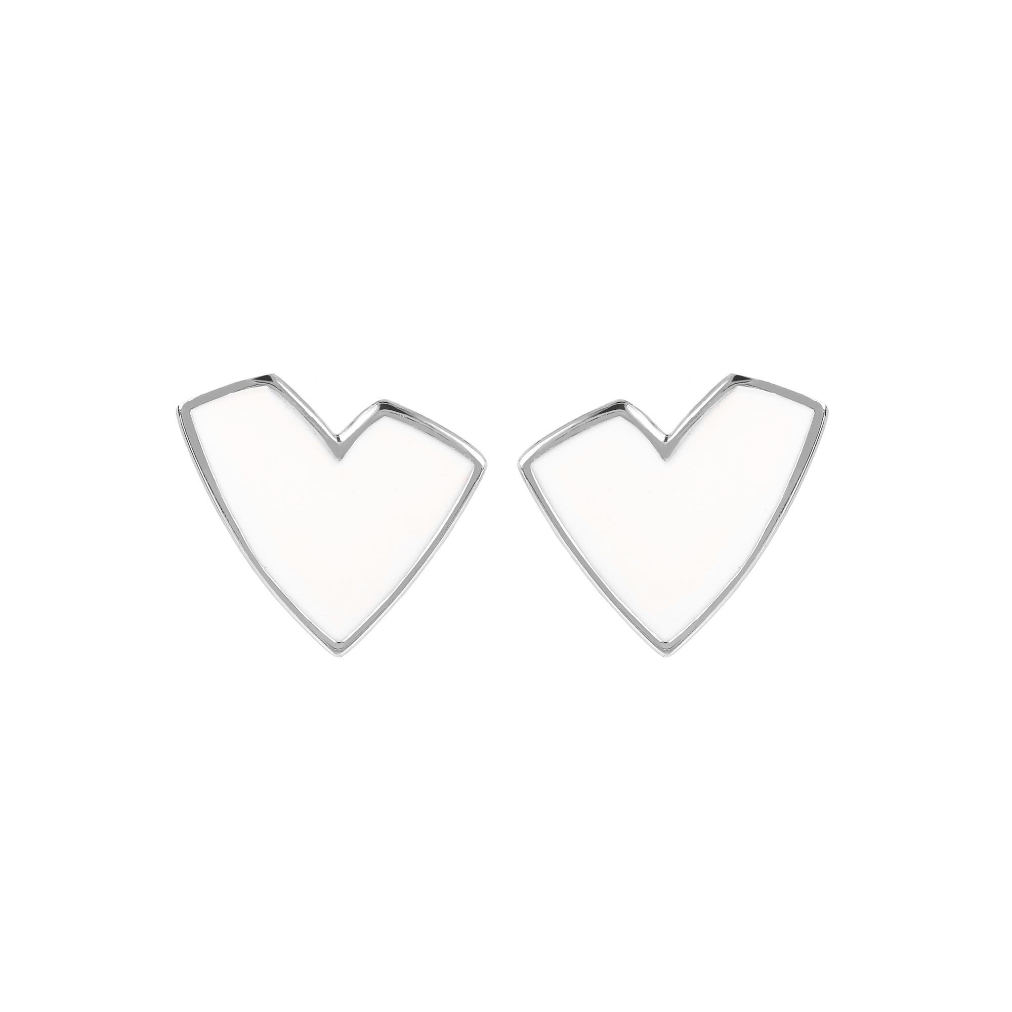 Small Heart Stud Earrings