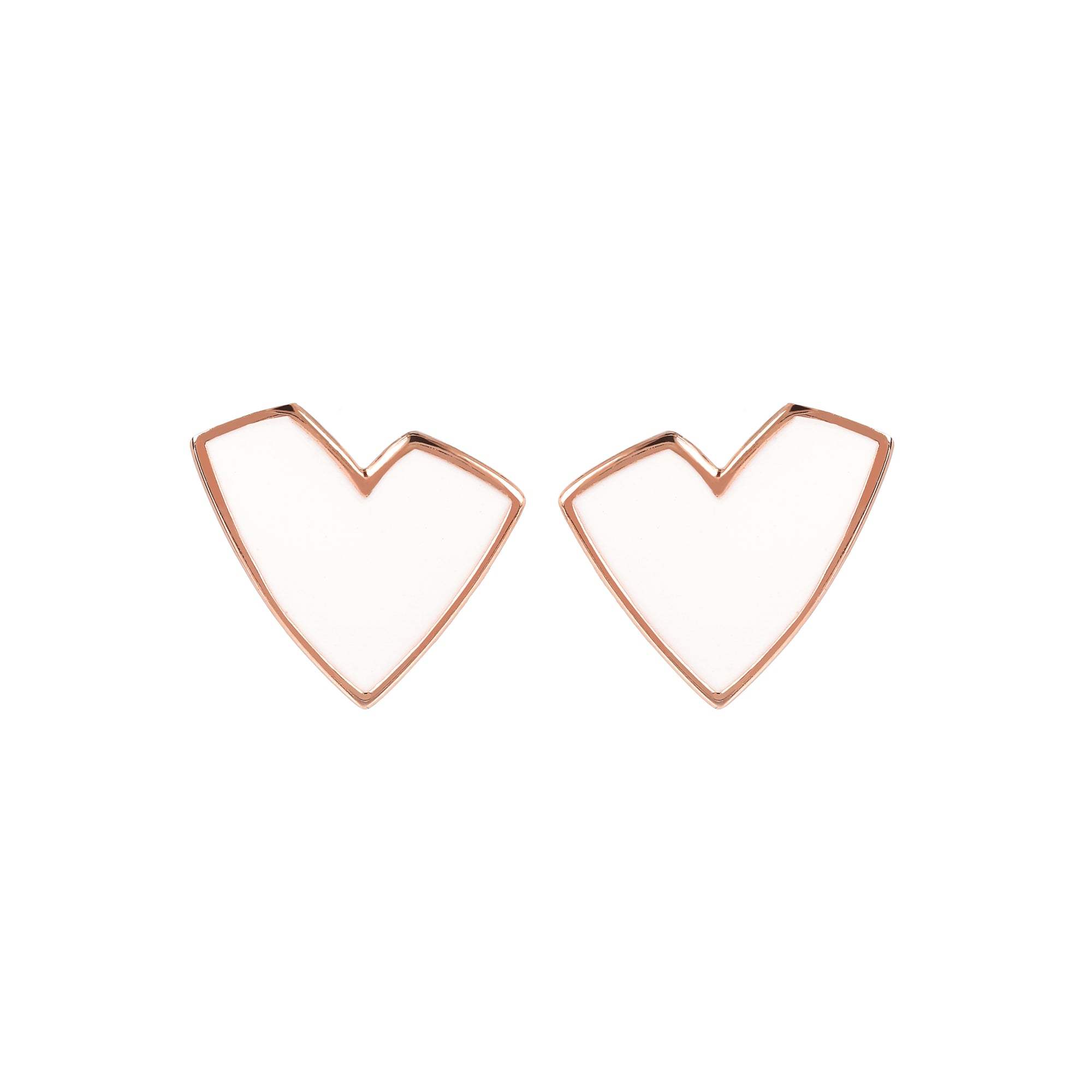 Small Heart Stud Earrings