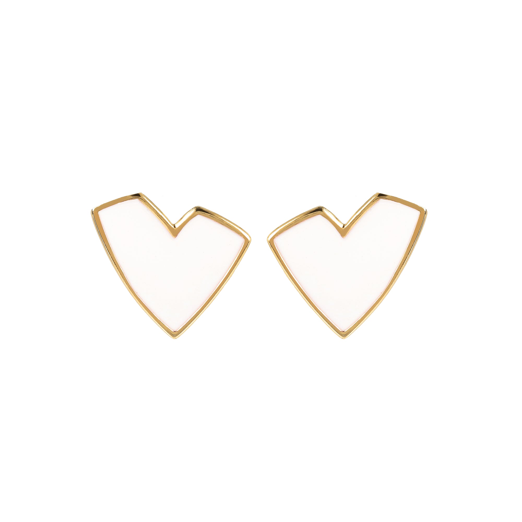Small Heart Stud Earrings