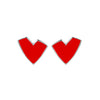 Mini Heart Earrings