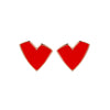 Mini Heart Earrings