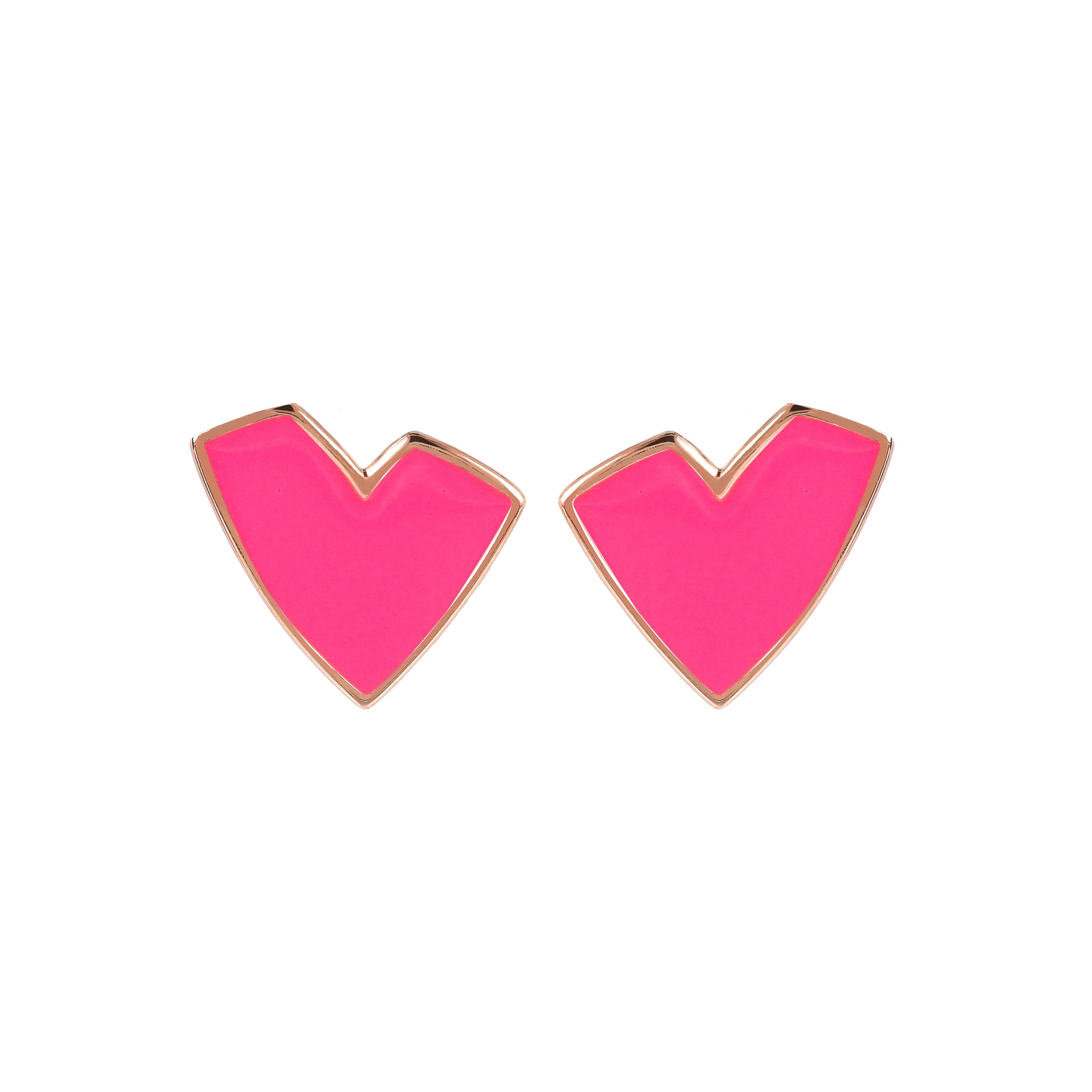 Small Heart Stud Earrings