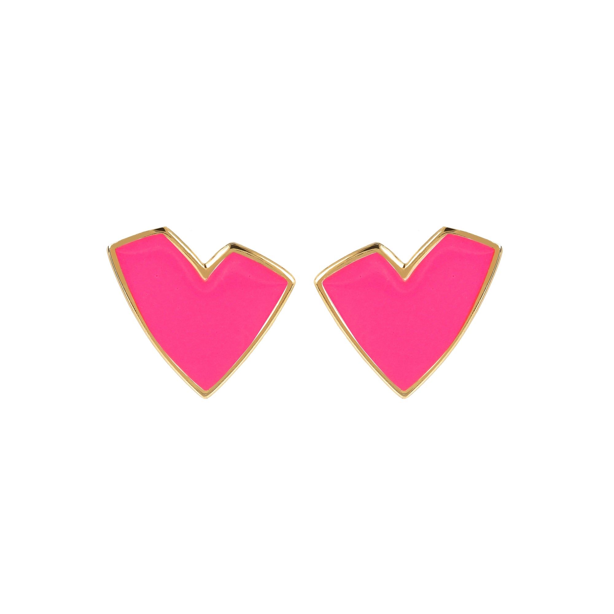 Small Heart Stud Earrings