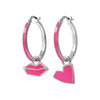 Neon Pink | SS White Rhodium