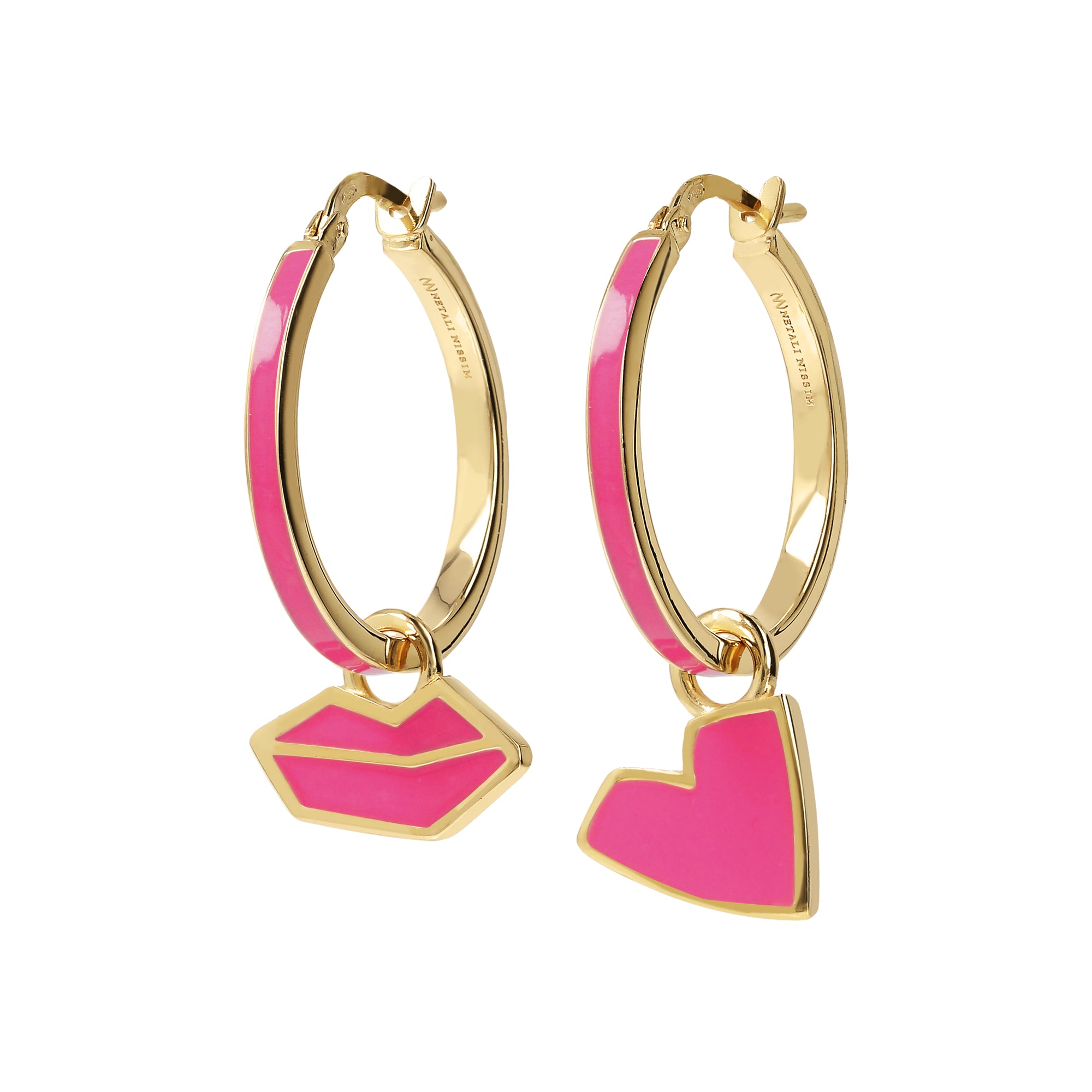 Neon Pink | SS Yellow Gold Clad