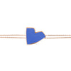 Medium Blue | SS Rose Gold Clad