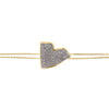 Silver Glitter | SS Yellow Gold Clad