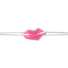 Neon Pink | SS White Rhodium
