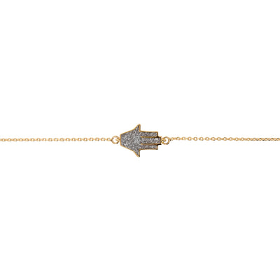 Silver Glitter | SS Yellow Gold Clad
