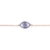 Medium Blue | SS Rose Gold Clad