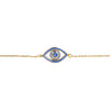 Medium Blue | SS Yellow Gold Clad