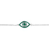 Green | SS White Rhodium