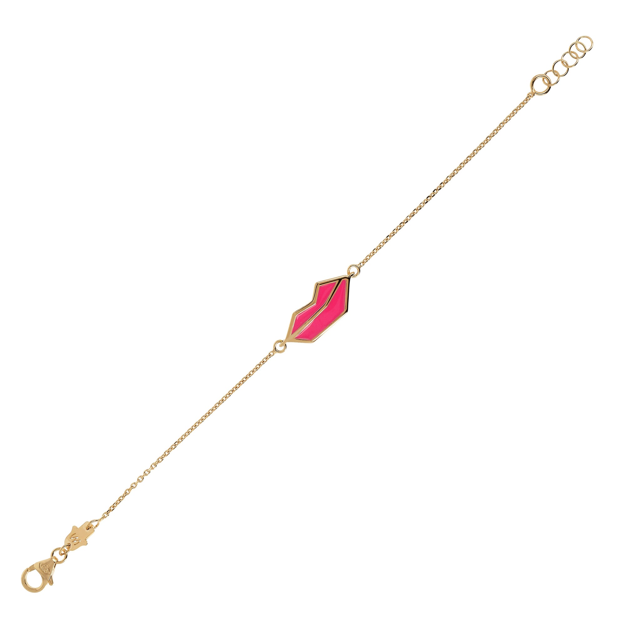 Neon Pink | SS Yellow Gold Clad