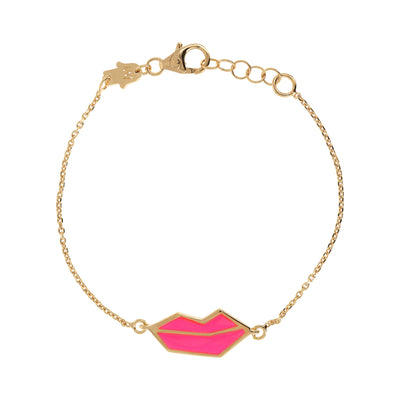 Neon Pink | SS Yellow Gold Clad