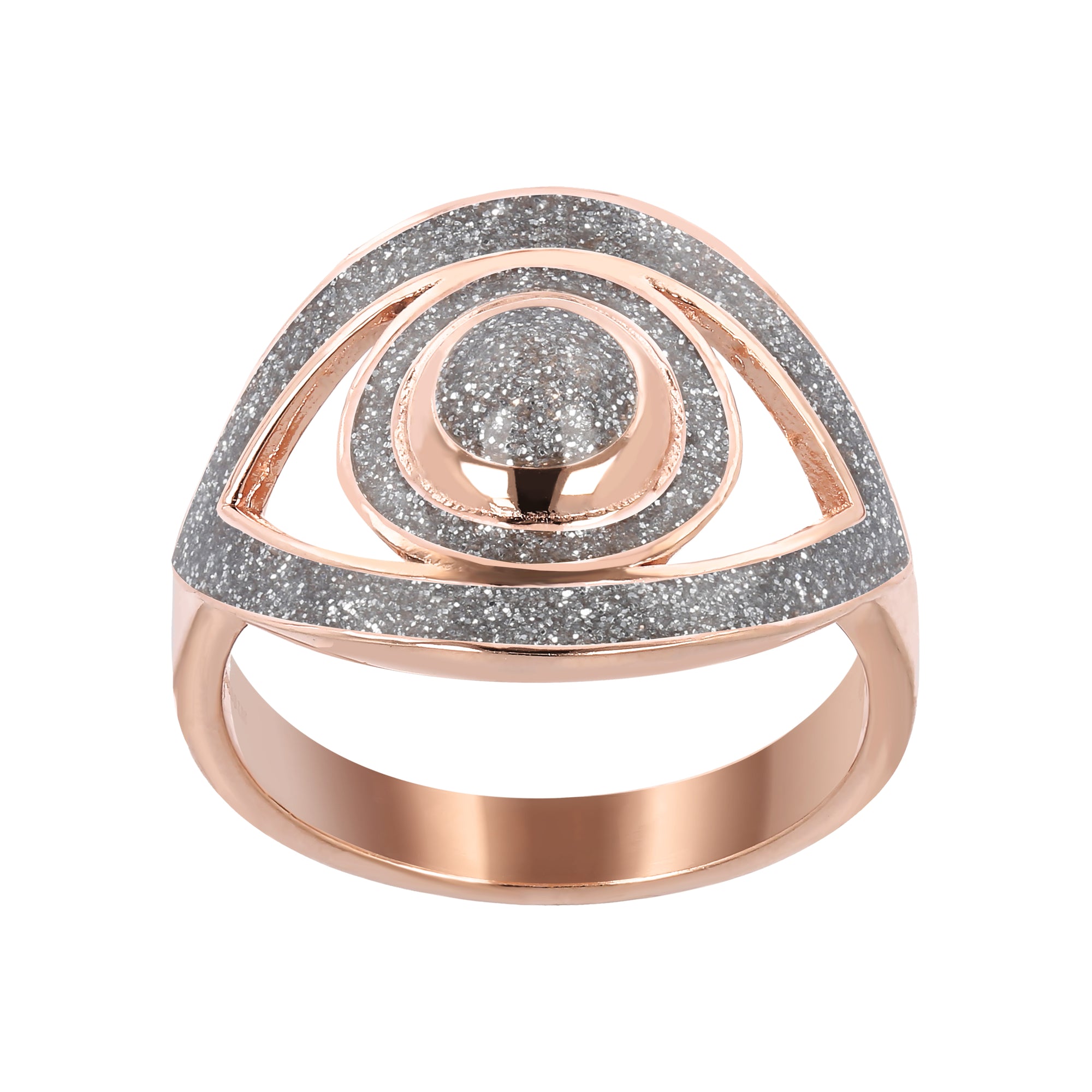 Silver Glitter | SS Rose Gold Clad